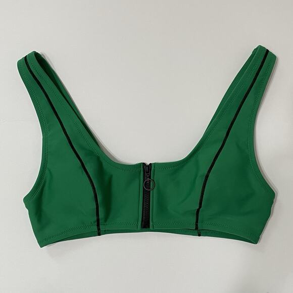Victoria’s Secret 2pc Bikini Set Size S Green Sporty Brazilian Scoop Bottom NEWl - Picture 4 of 10